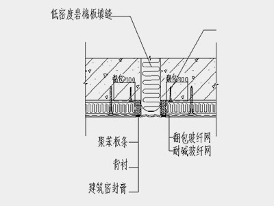 變形縫節點